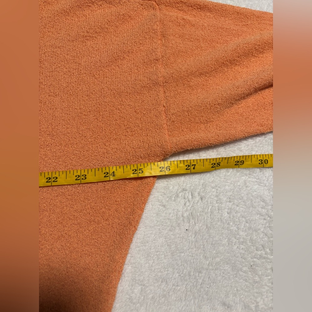 O’Neill Ashore Crew Sweater Orange Lightweight Pullover - Picture 5 of 6